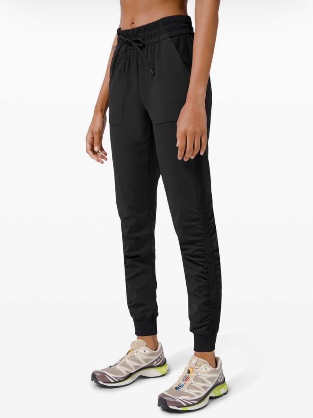 Lululemon Black Beyond the Studio Jogger Pants with Drawstring Waist Athletic
